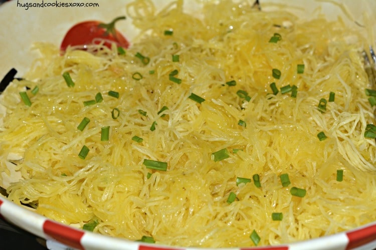 spaghettu squash dinner