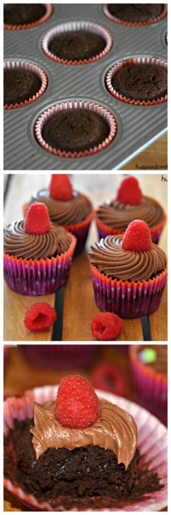 flourless chocolate cupcakes with cream cheese frosting