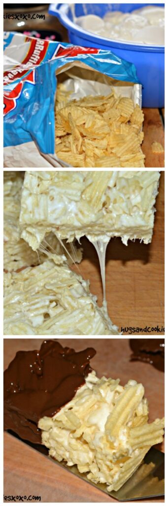 marshmallow ruffles treats