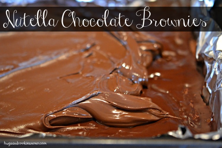 nutella brownies