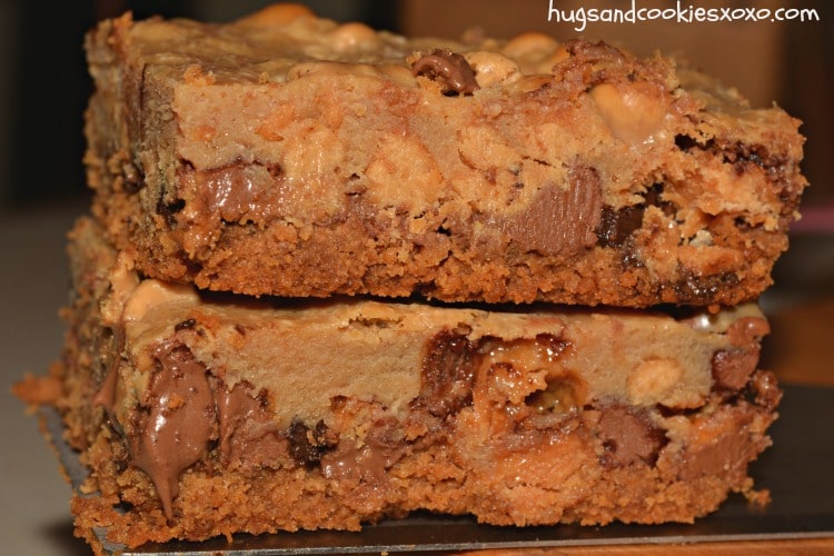 peanut butter candy cookie bars