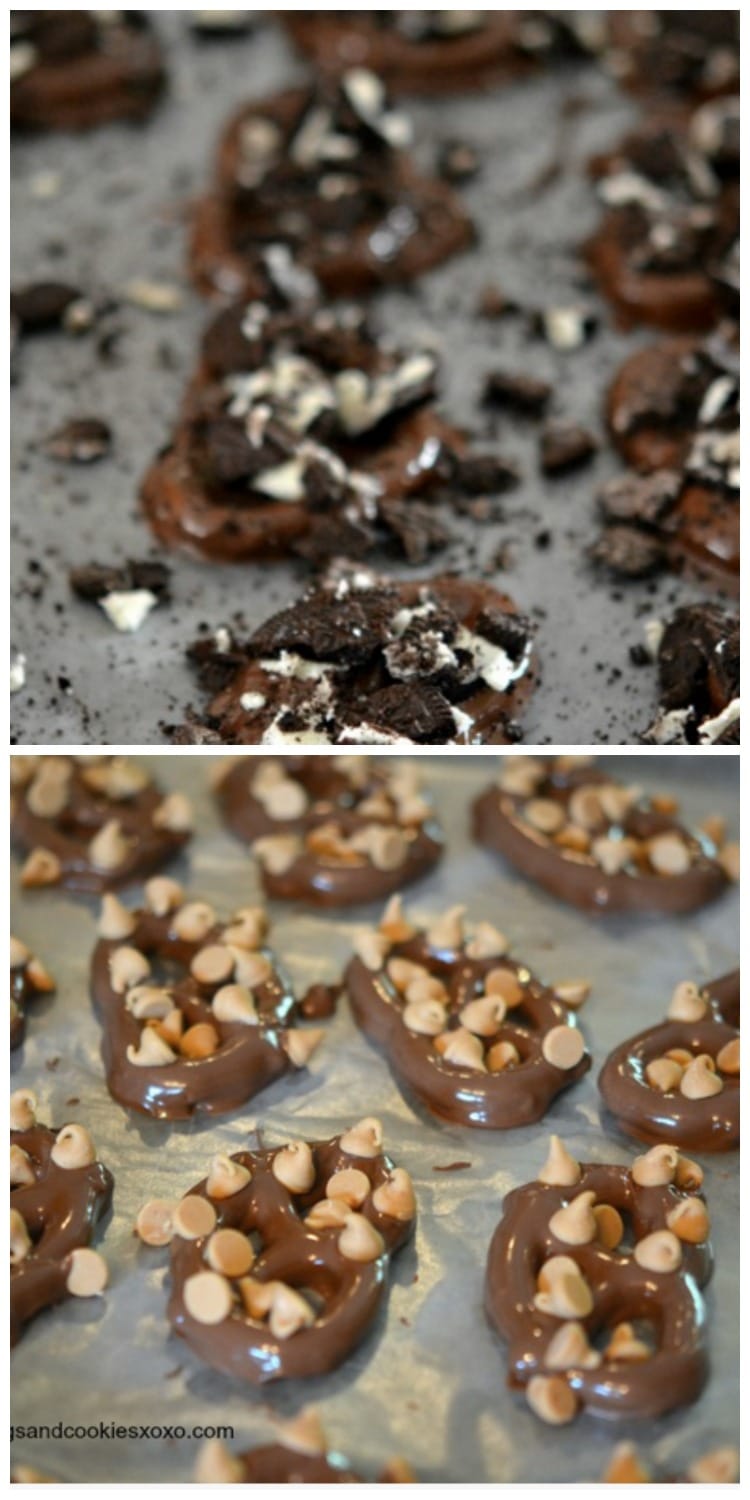 Chocolate Dipped Oreo Pretzels - Hugs and Cookies XOXO