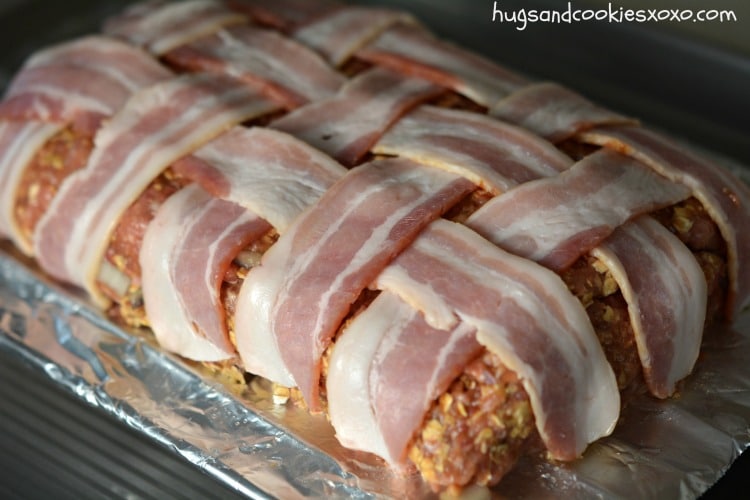 bacon wrapped meatloaf pan