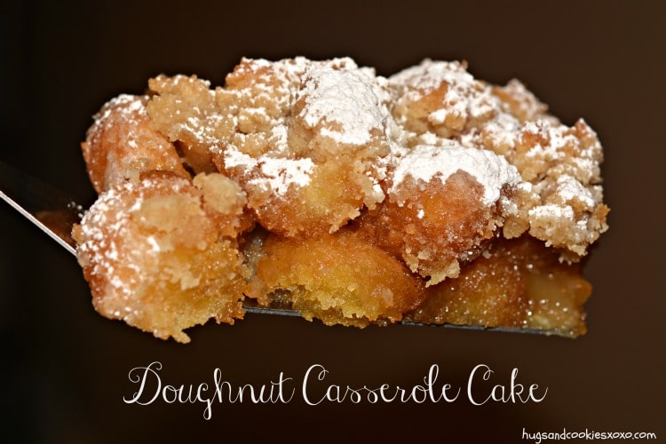 doughnut casserole cake