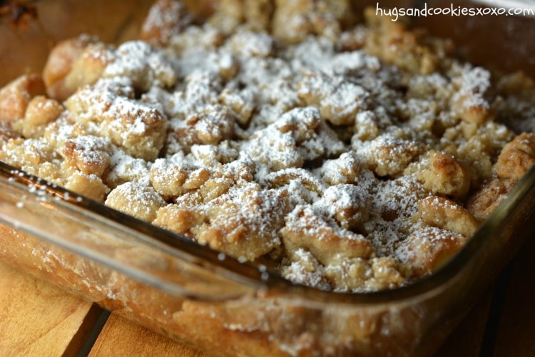 doughnut crumb cake sugared