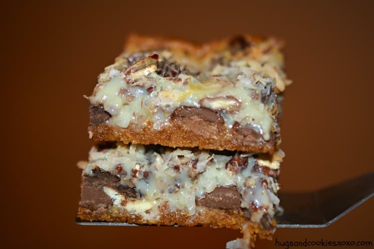 seven layer coconut bars