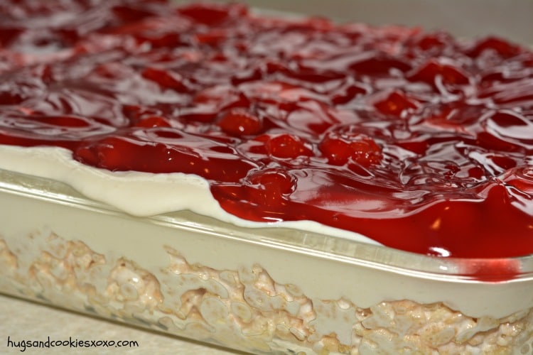 Cherry Cheesecake Krispy Treats - Hugs and Cookies XOXO