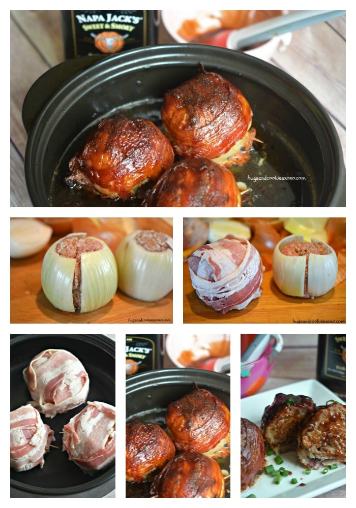 onion bbq meatball bombs