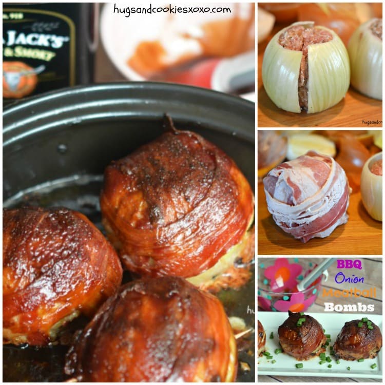 onion meatball bombs bbq