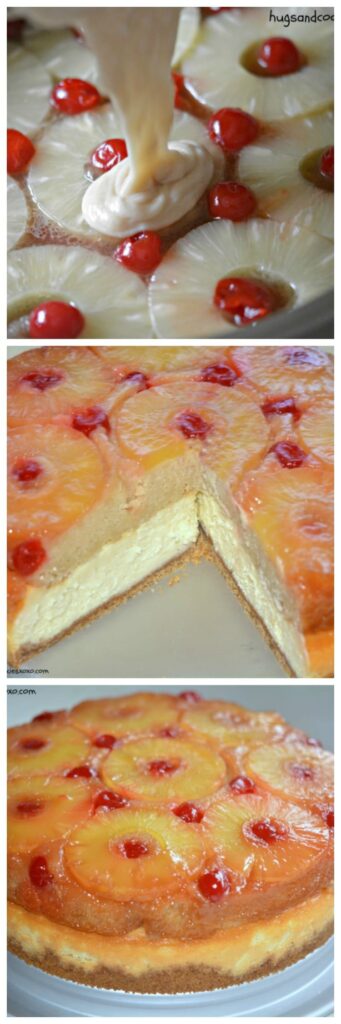 pineapple upside down cake and cheesecake