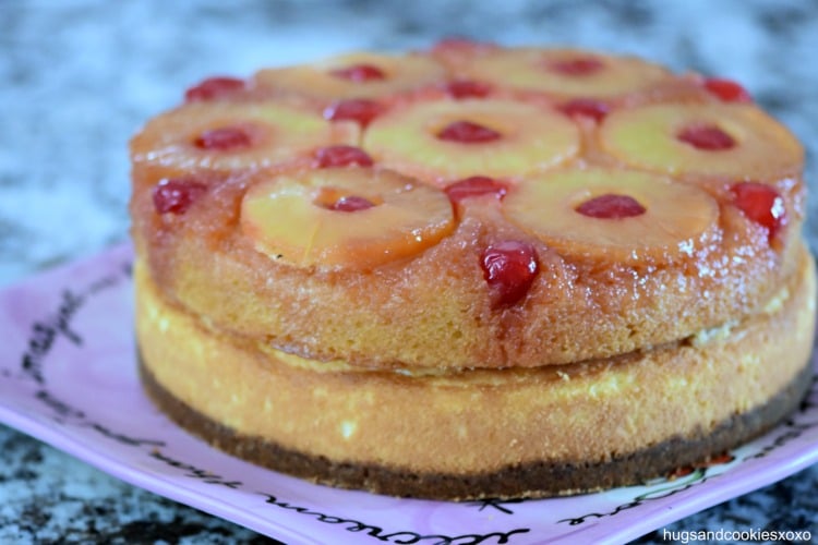 Pineapple Upside Down Cheesecake