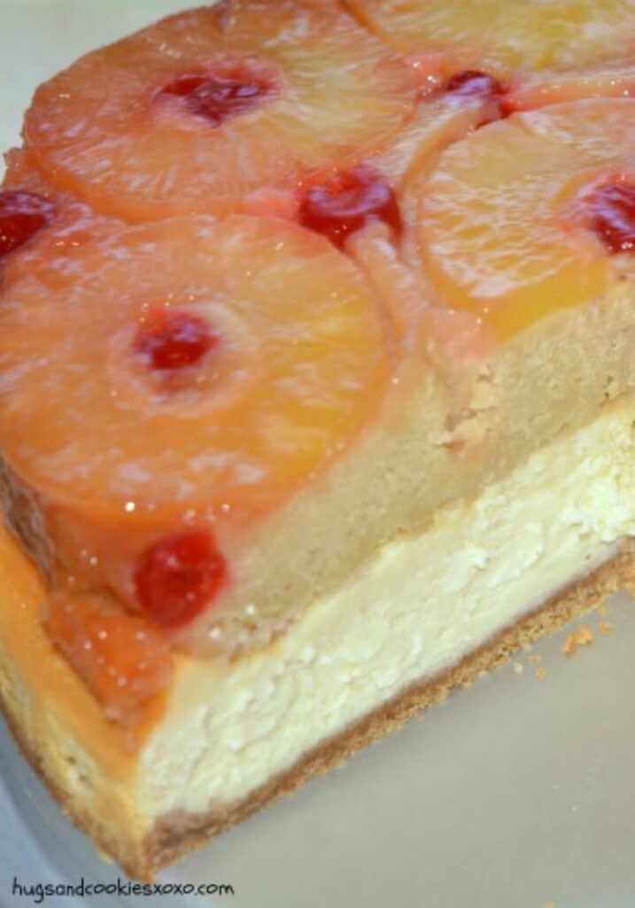 Pineapple Upside Down Cheesecake