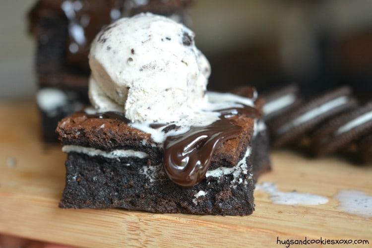 brownie oreo hot fudge