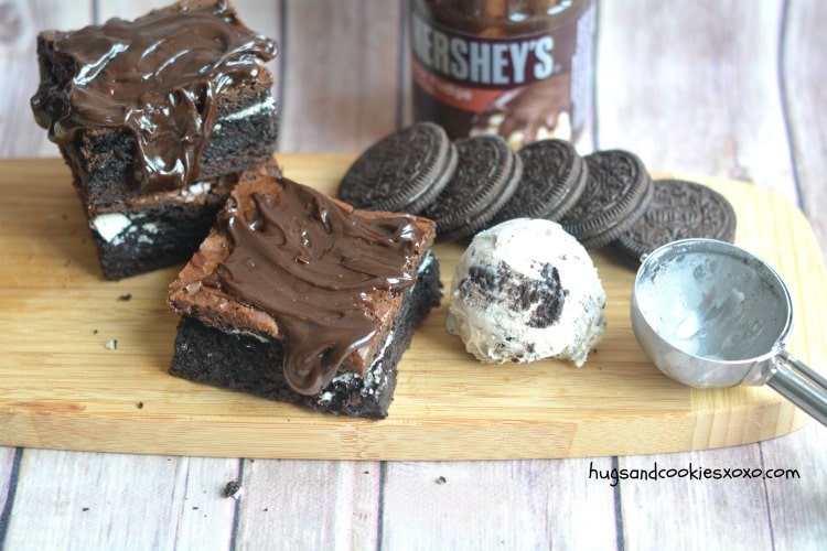 brownies oreos fudge