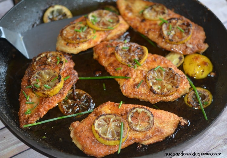 butter lemon chicken cutlets