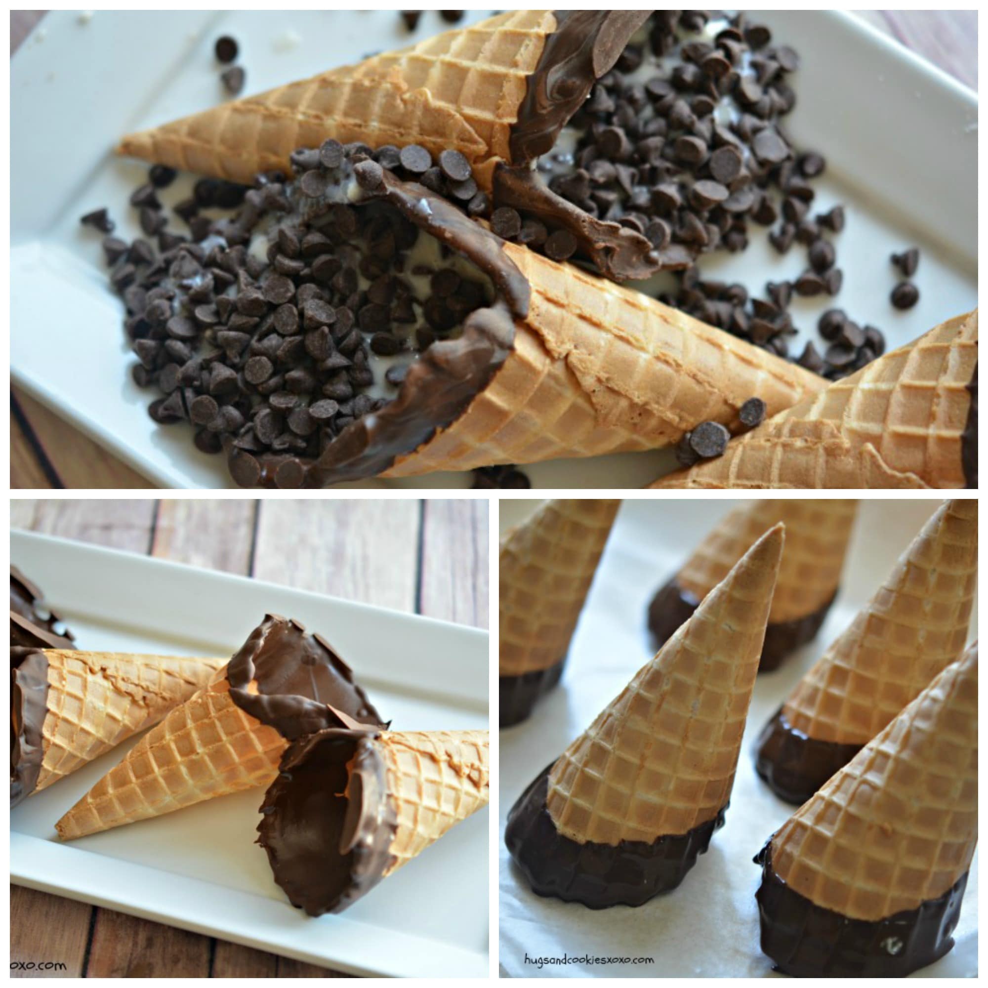 Cannoli Cones - Hugs and Cookies XOXO