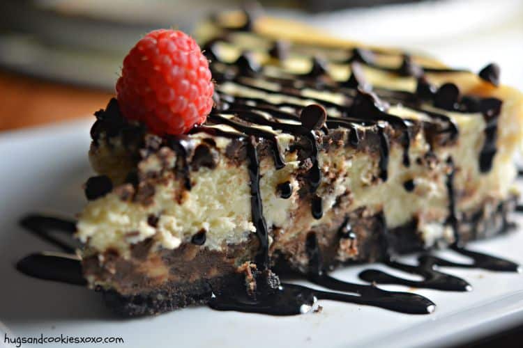 choc chip cheesecak eoreo crust