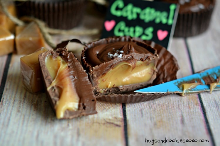 Chocolate Salted Caramel Cups