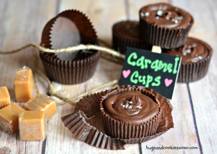 Chocolate Salted Caramel Cups Hugs And Cookies Xoxo