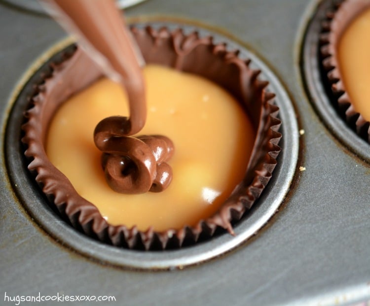 chocolate cups caramel candy