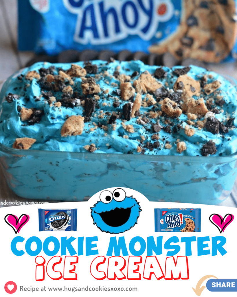 Cookie Monster Ice Cream Hugs And Cookies Xoxo 