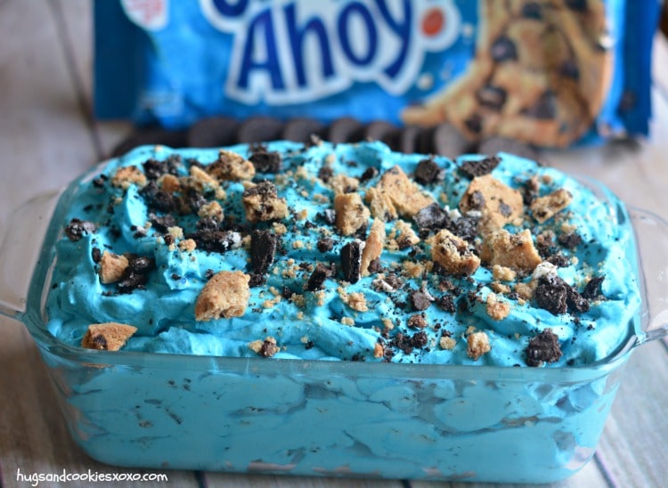 Cookie Monster Ice Cream - Hugs and Cookies XOXO