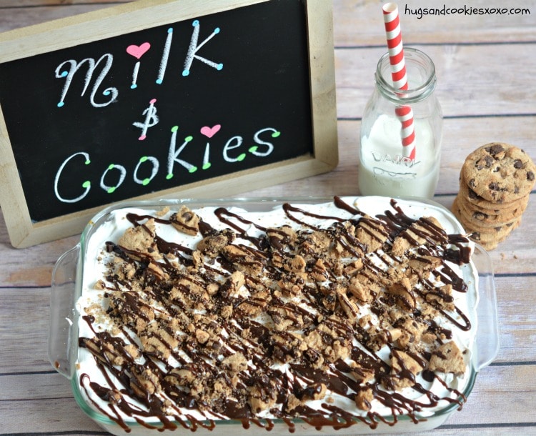 cookies milk lasagna