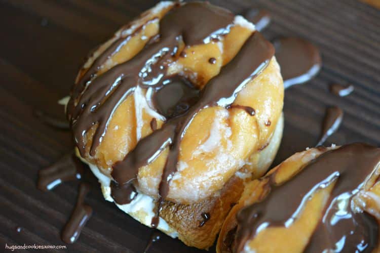 donut sandwich smores