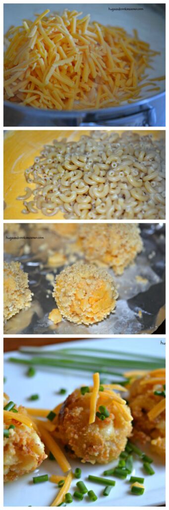 fried macaroni cheesy bites