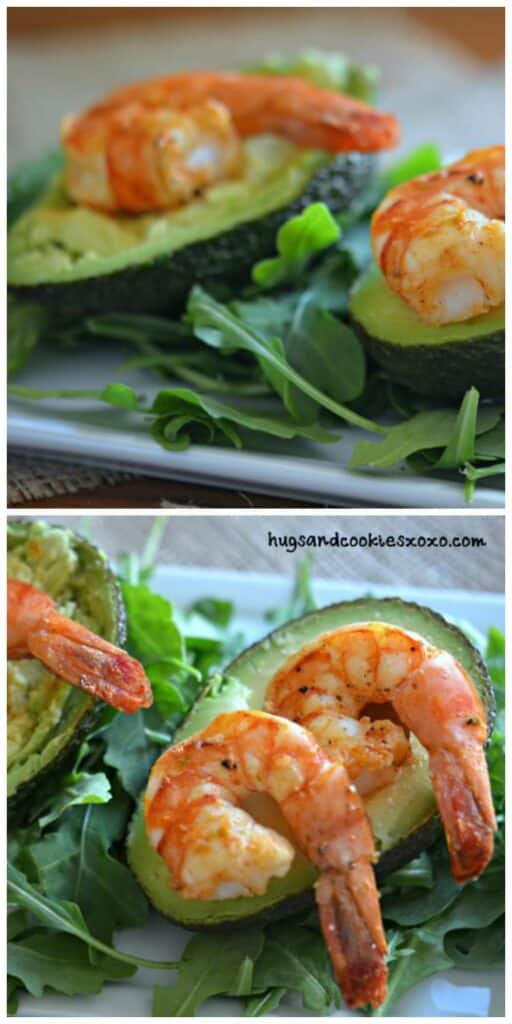 lime shrimp avocado cups