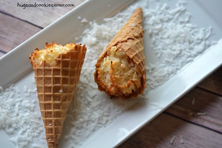 macaroon coconut cones