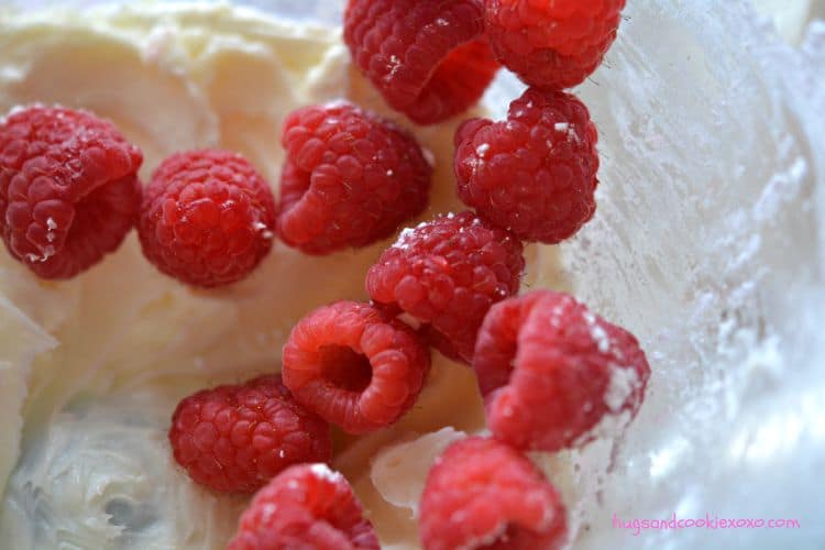 raspberries truffles