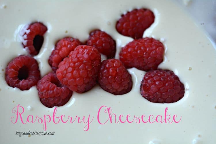 raspberry cheesecake