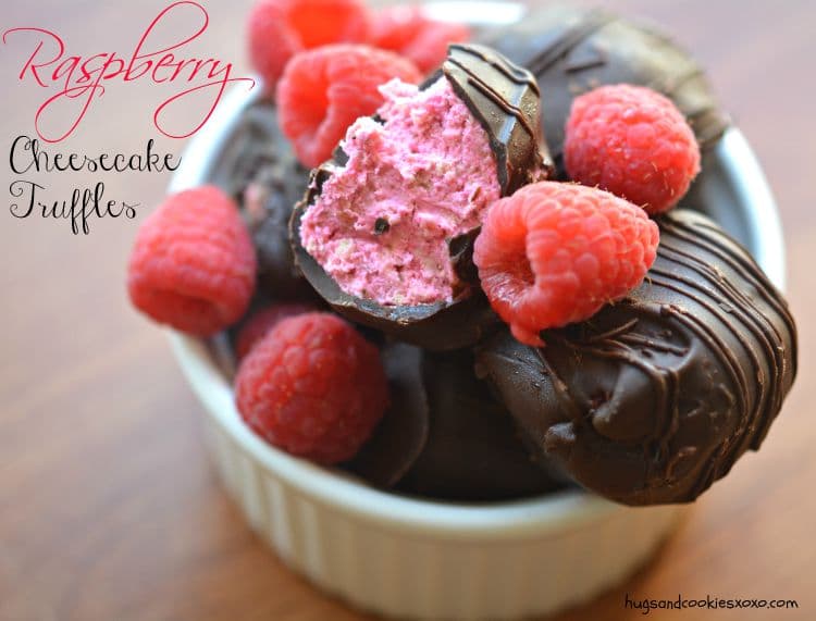 raspberry truffles