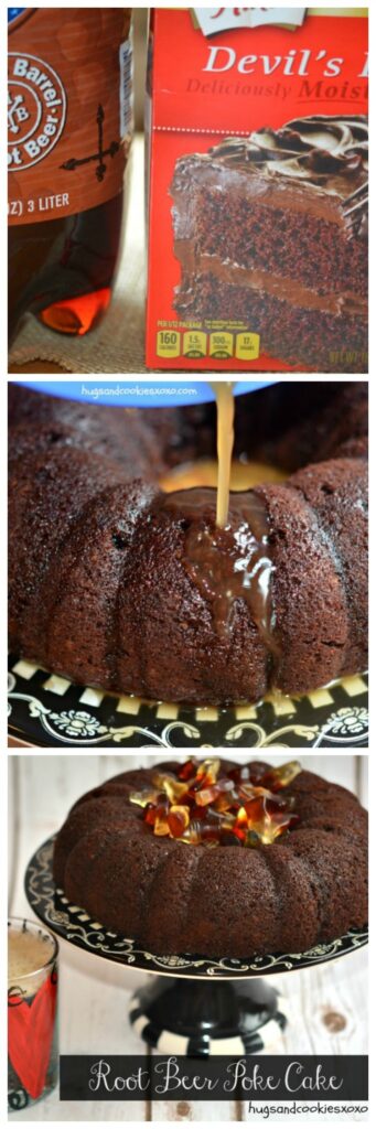 root beer poke cake