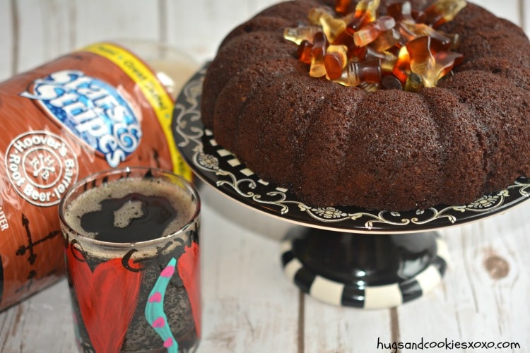 rootbeer bundt poke cake