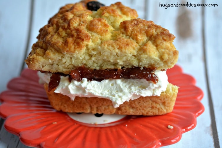 scones jam cream