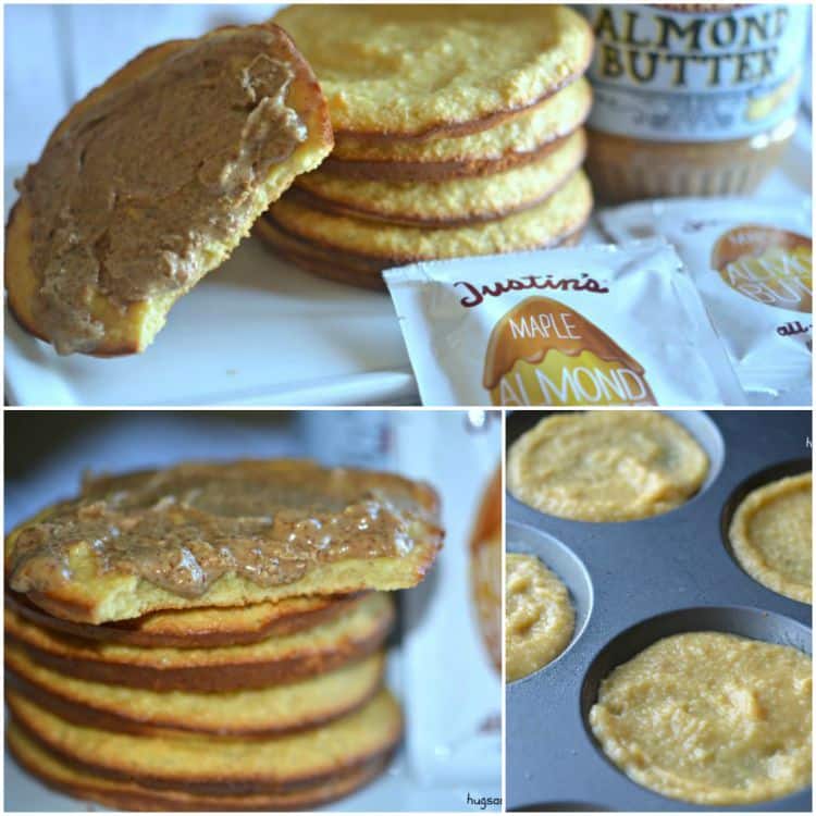 almond cakes collage