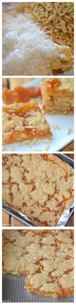 apricot coconut almond bars