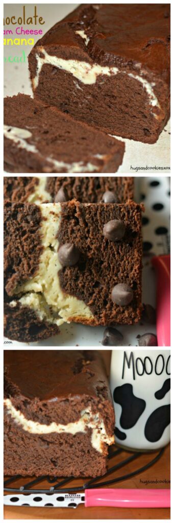 banana cream cheese chocolate bread