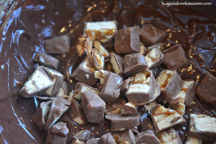 chocolate snickers bars