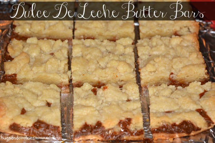 dulce de leche butter bars