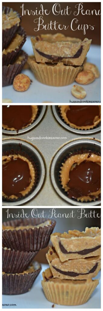 inside out peanut butter chocolate cups