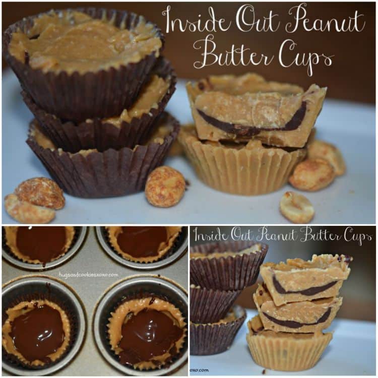 inside out peanut butter cups