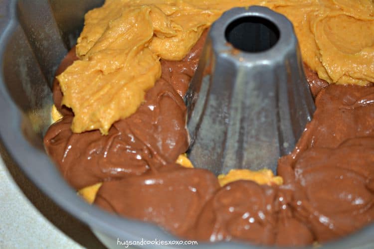 pumpkin bundt chocolate