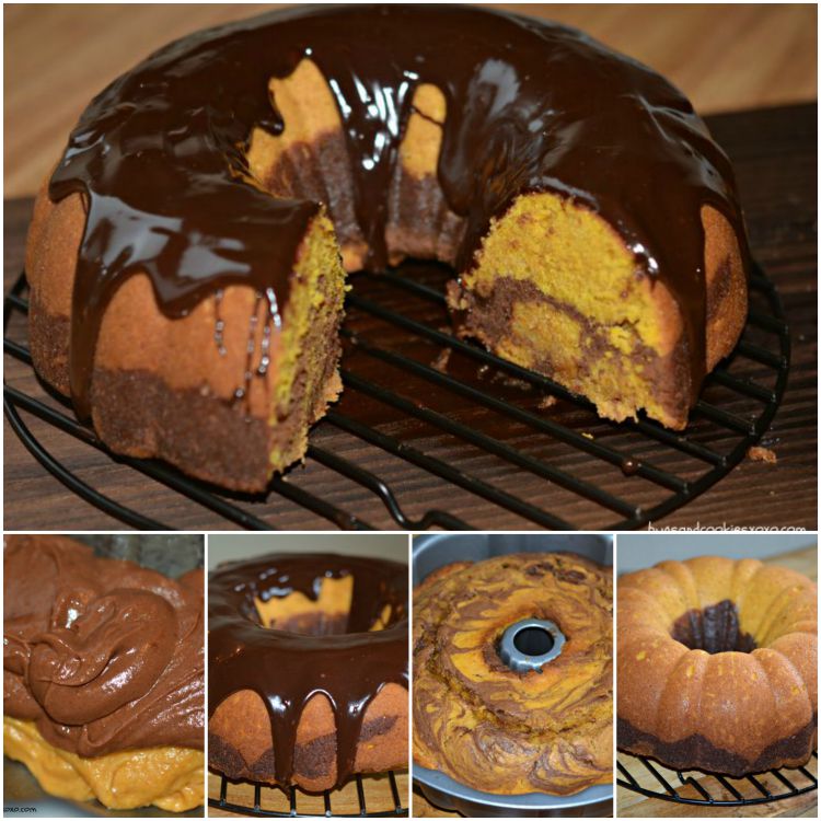 pumpkin chocolate bundt cake