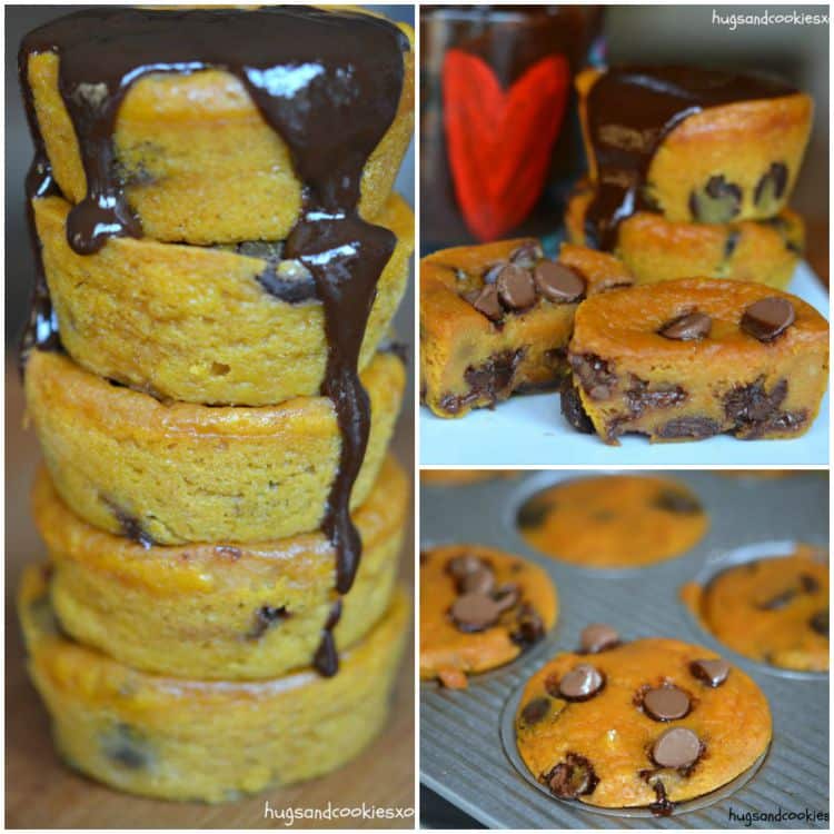 pumpkin cupcakes with chocolate 2