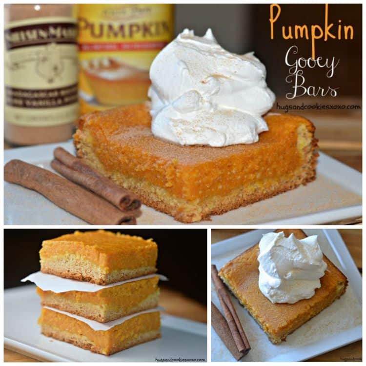 pumpkin gooey bars