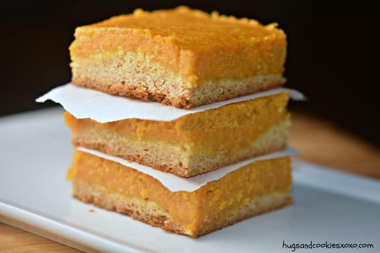 pumpkin gooey cakes dessert