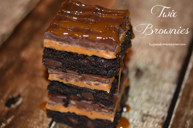 brownies caramel twix layers